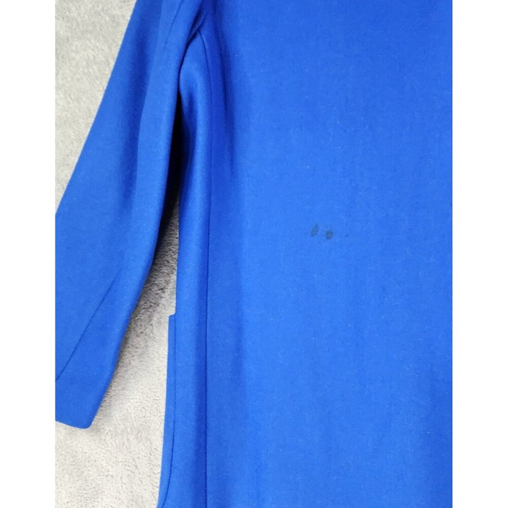 Tommy Hilfiger Blazer Womens Small Blue Wool Blend Vintage Preppy Sports Coat - Picture 11 of 13